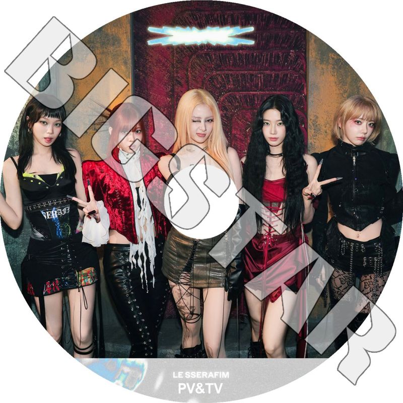 K-POP DVD LE SSERAFIM 2026 PV/TV - CELEBRATION SPAGHETTI HOT CRAZY