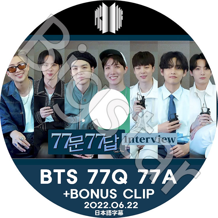 K-POP DVD �Х󥿥� 77Q 77A INTERVIEW+BONUS CLIP 2022.06.22 ���ܸ���� �Х󥿥�