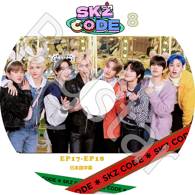 K-POP DVD STRAY KIDS SKZ CODE #8 EP17-EP18 日本語字幕あり Stray