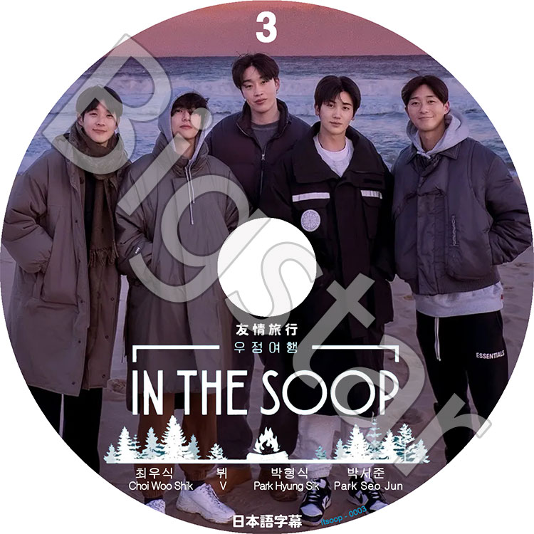 KPOP DVD IN THE SOOP 友情旅行 3 日本語字幕あり バンタン テヒョン パクソジュン チェウシク ZEA ゼア パク