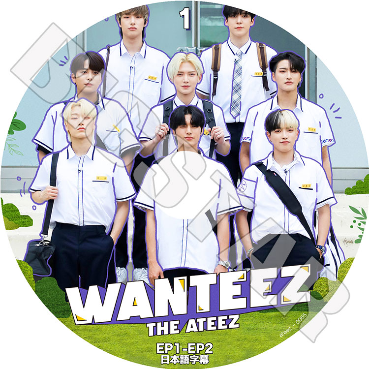 ATEEZ DVD サン K-POP DVD ATEEZ WANTEEZ #1 EP1-EP2 日本語字幕あり ATEEZ エー