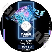 K-POP DVD 2022 MAMA Mnet Asia Music Awards DAY1-3 2022.11.29 - TXT/ KARA/ Stray Kids ¾ - �������� Awards KPOP DVD