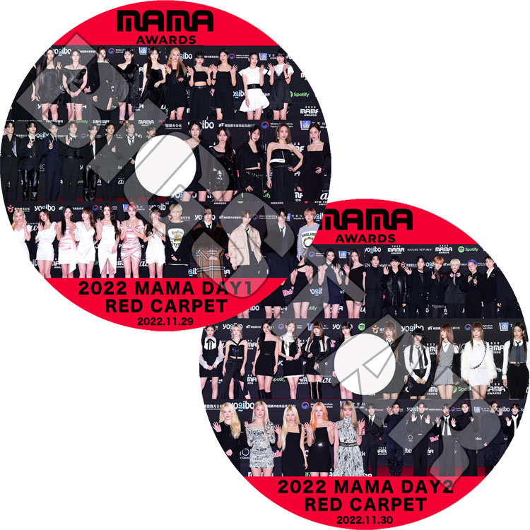 K-POP DVD 2022 MAMA Mnet Asia Music Awards RED CARPET 2枚SET 1