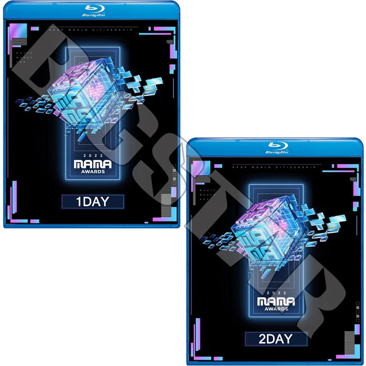 Blu-ray 2022 Mnet Asia Music Awards 1-2DAY 2��SET 2022.11.29-30 - LE SSERAFIM/ STRAY KIDS/ TXT/ ITZY/ ENHYPEN/ (G)I-DLE/ ZICO/ NEWJEANS/ TREASURE/ TEMPEST ¾ Awards �֥롼�쥤