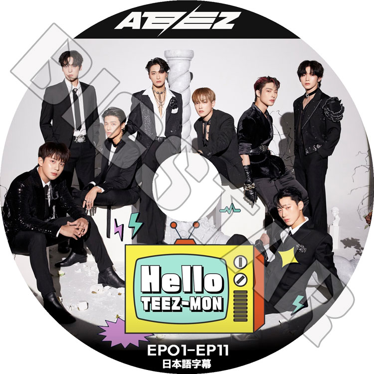 K-POP DVD ATEEZ HELLO TEEZ-MON EP01-EP11 日本語字幕あり