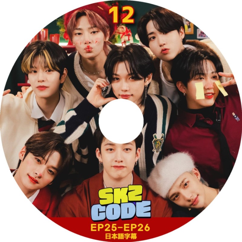 K-POP DVD STRAY KIDS SKZ CODE #12 EP25-EP26 日本語字幕あり Stray