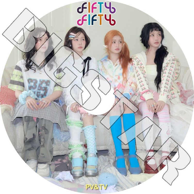 K-POP DVD FIFTY FIFTY 2026 PV/TV - Like a Bubble Skittlez Pookie