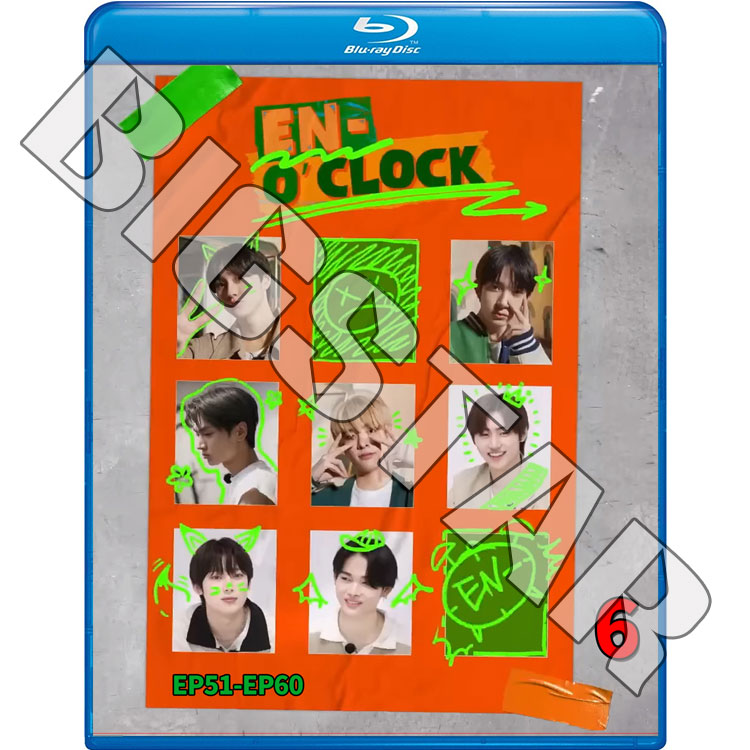Blu-ray ENHYPEN 0'CLOCK #6 EP51-EP60 日本語字幕あり ENHYPEN エン