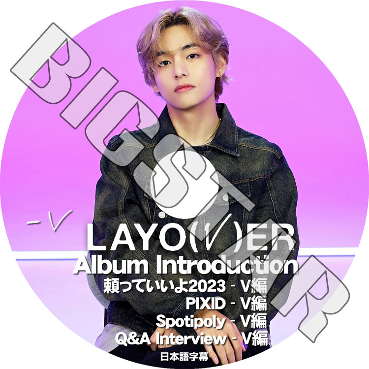 K-POP DVD バンタン テヒョン LAYOVER ALBUM INTRODUCTION 日本語字幕