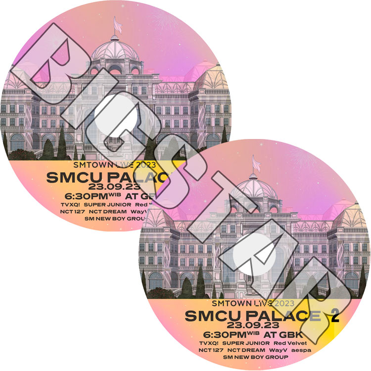 K-POP DVD SMTOWN LIVE SMCU PALACE JAKARTA 2SET 2023.09.23  TVXQ SUPER JUNIOR NCT Red Velvet aespa WayV SM KPOP DVD