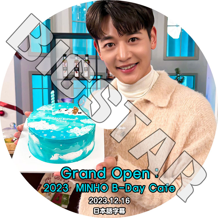 K-POP DVD SHINee GRAND OPEN 2023 MINHO B-DAY CAFE 2023.12.16 ܸ뤢 SHINee 㥤ˡ ߥ MINHO SHINee KPOP DVD