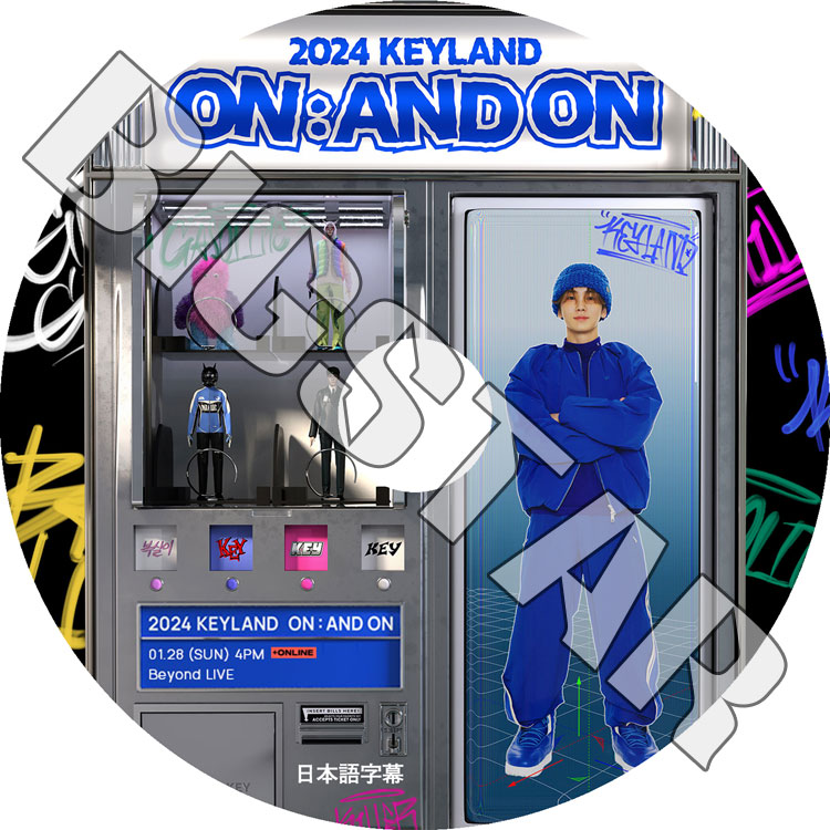 K-POP DVD SHINee  2024 KEYLAND ON AND ON 2024.01.28 ܸ뤢 SHINee 㥤ˡ  KEY SHINee KPOP DVD