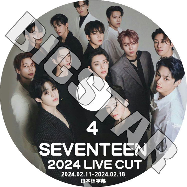 K-POP DVD SEVENTEEN 2024 LIVE CUT #4 2024.02.11-02.18 ܸ뤢 SEVENTEEN ֥ƥ ֥ SEVENTEEN KPOP DVD