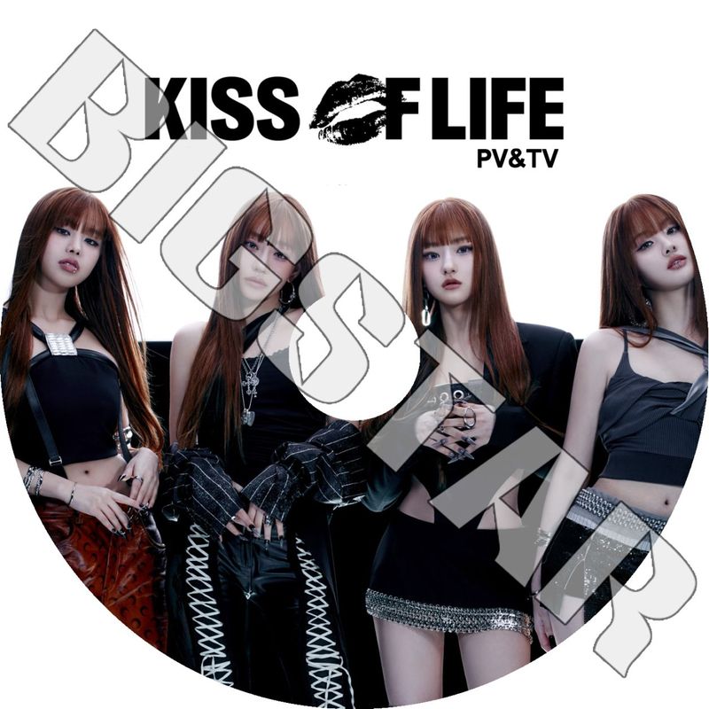 K-POP DVD KISS OF LIFE 2025 PV&TV - Lips Hips Kiss Get Loud Sticky Midas Touch Bad News Nobody Knows Shhh - KISS OF LIFE ֥饤 ꡼ ʥåƥ ٥ ϥ̥ KPOP DVD