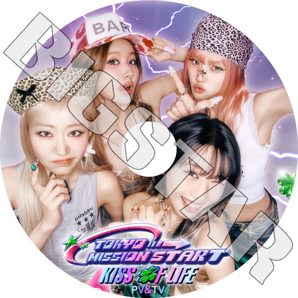 K-POP DVD KISS OF LIFE 2025 2nd PV&TV - Lucky Lips Hips Kiss Get
