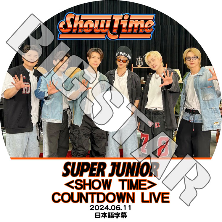 K-POP・アジア SUPER JUNIOR CD DVD K-POP DVD SUPER JUNIOR COUNTDOWN LIVE SHOW TIME 2024.06.11 日本語