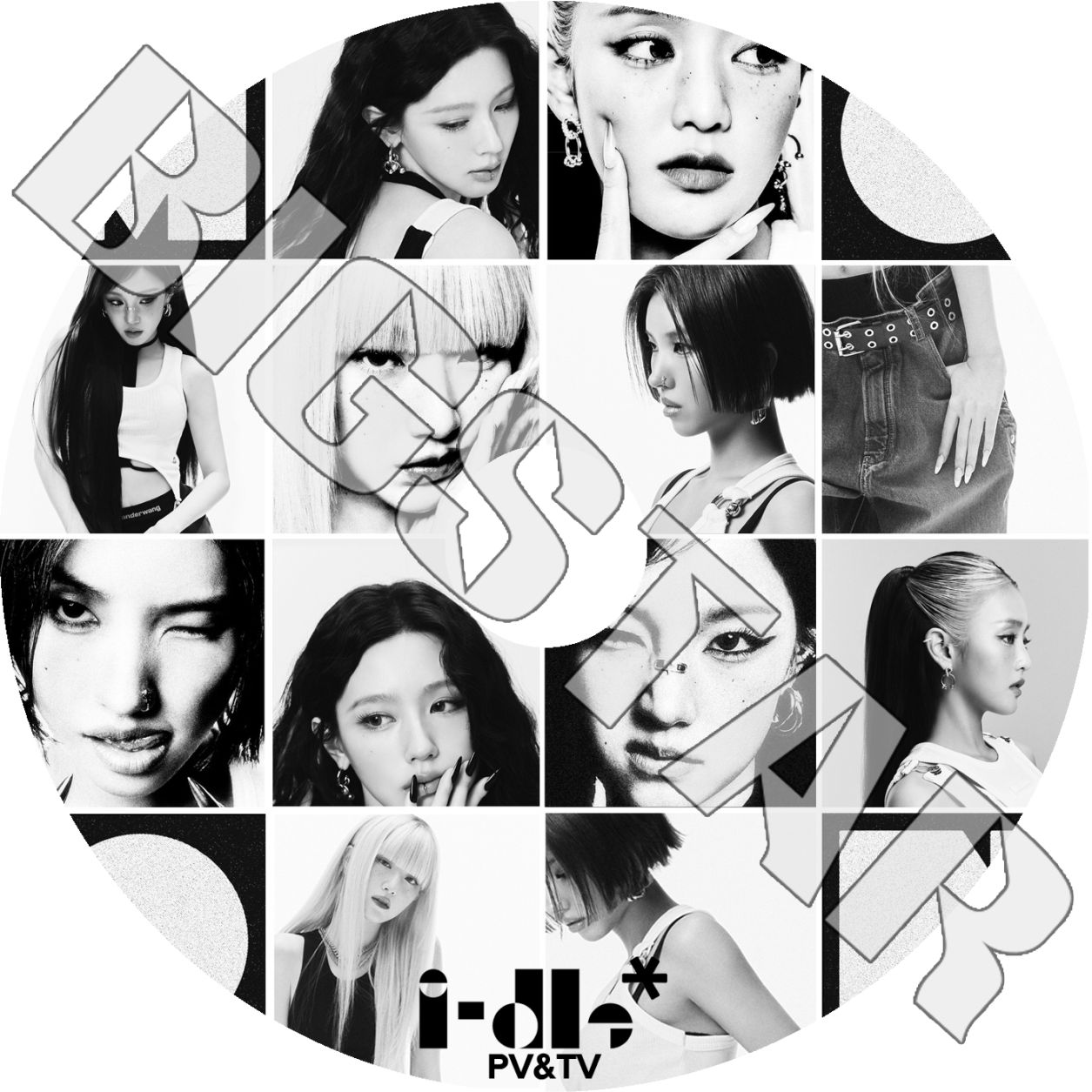 K-POP DVD I-DLE 2026 PV/TV COLLECTION - Mono Good Thing Klaxon Super Lady Queencard Nxde TOMBOY HWAA - (G)I-DLE �襸�㥢���ɥ� KPOP DVD