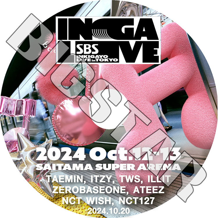 K-POP DVD 2024 ͵ LIVE IN JAPAN 2024.10.20 - TAEMIN NCT127 NCT WISH ITZY ATEEZ ILLIT ZB1 THE BOYZ TWS -  KPOP DVD