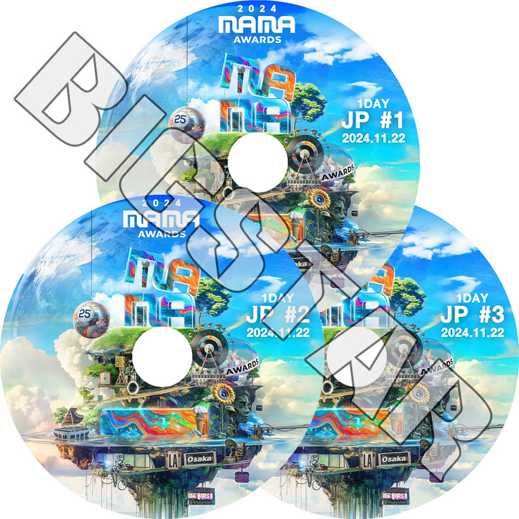 K-POP DVD 2024 Mnet Asia Music Awards IN JAPAN 3��SET 1DAY 2024.11.22 - ENHYPEN IVE TXT TREASURE BOYNEXTDOOR IZNA ¾ - Awards KPOP DVD