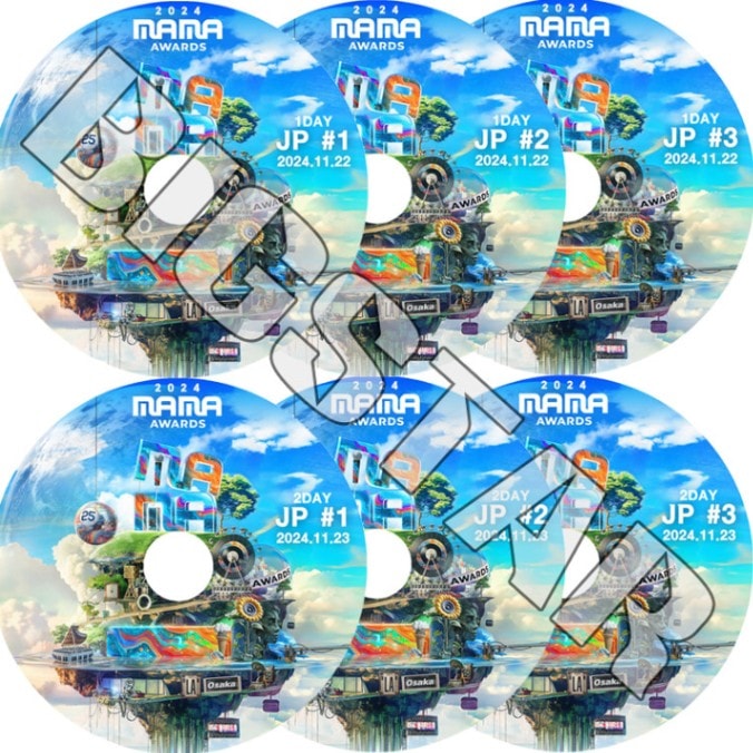 K-POP DVD 2024 Mnet Asia Music Awards IN JAPAN 1-2DAY 6枚SET