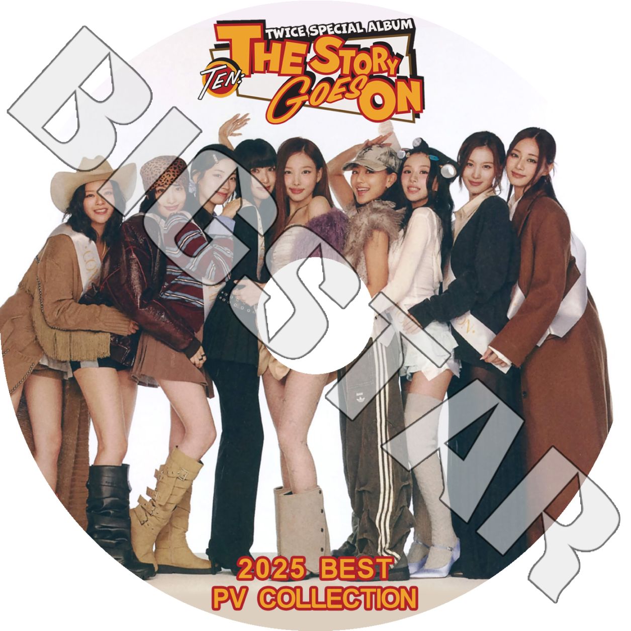 K-POP DVD TWICE 2025 2nd BEST PV - ME+YOU THIS IS FOR Strategy ONE