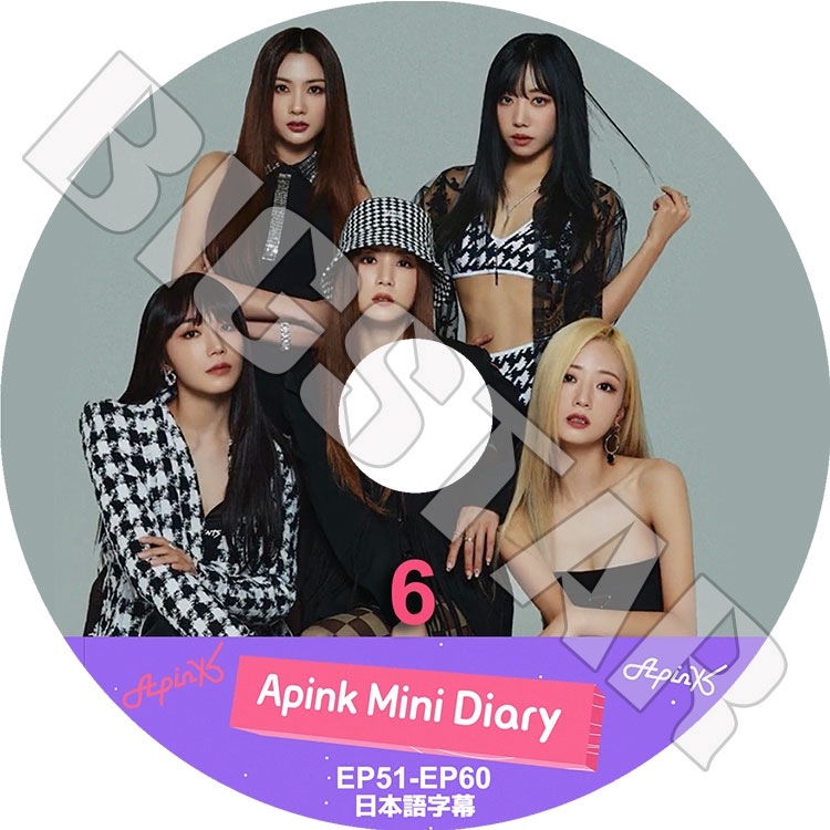 K-POP DVD エーピンク Apink MINIDIARY #6 EP51-EP60 日本語字幕あり