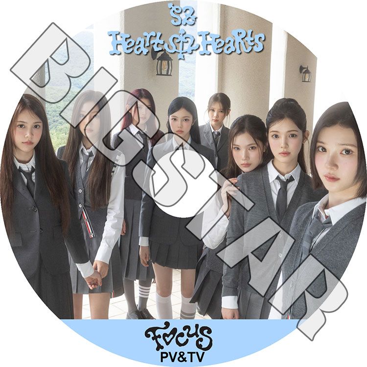 K-POP DVD Hearts2Hearts 2025 4rd PV&TV COLLECTION - FOCUS Pretty Please STYLE The Chase - H2H ϡĥȥϡ KPOP DVD