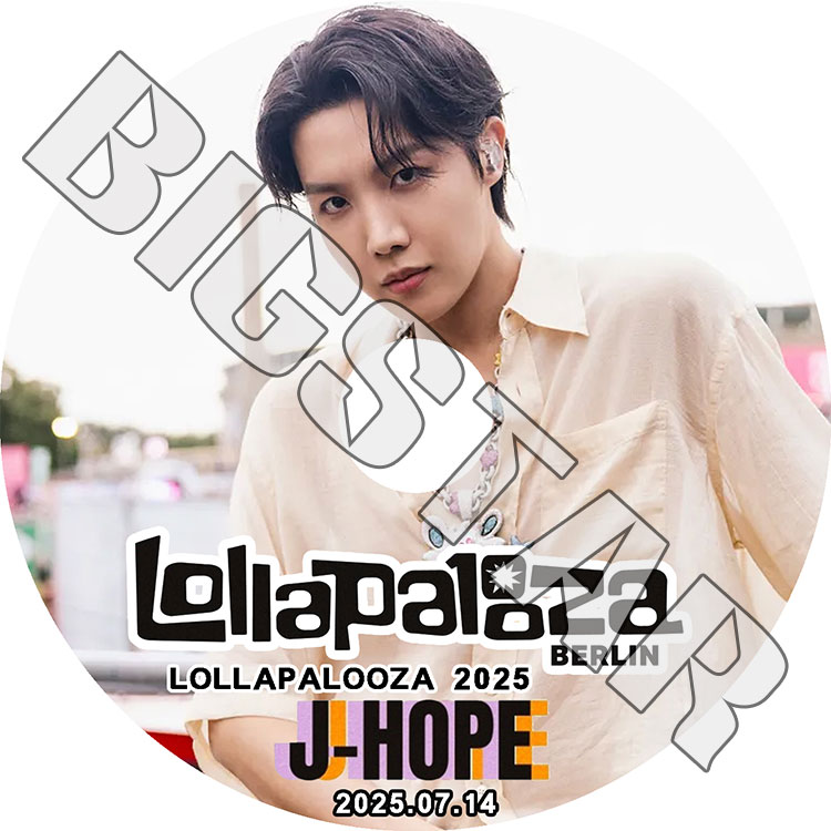 K-POP DVD �Х󥿥� J-HOPE Lollapalooza IN BERLIN 2025.07.14 ���ܸ����ʤ� �Х󥿥� J-HOPE �������ۡ��� BANGTAN KPOP DVD