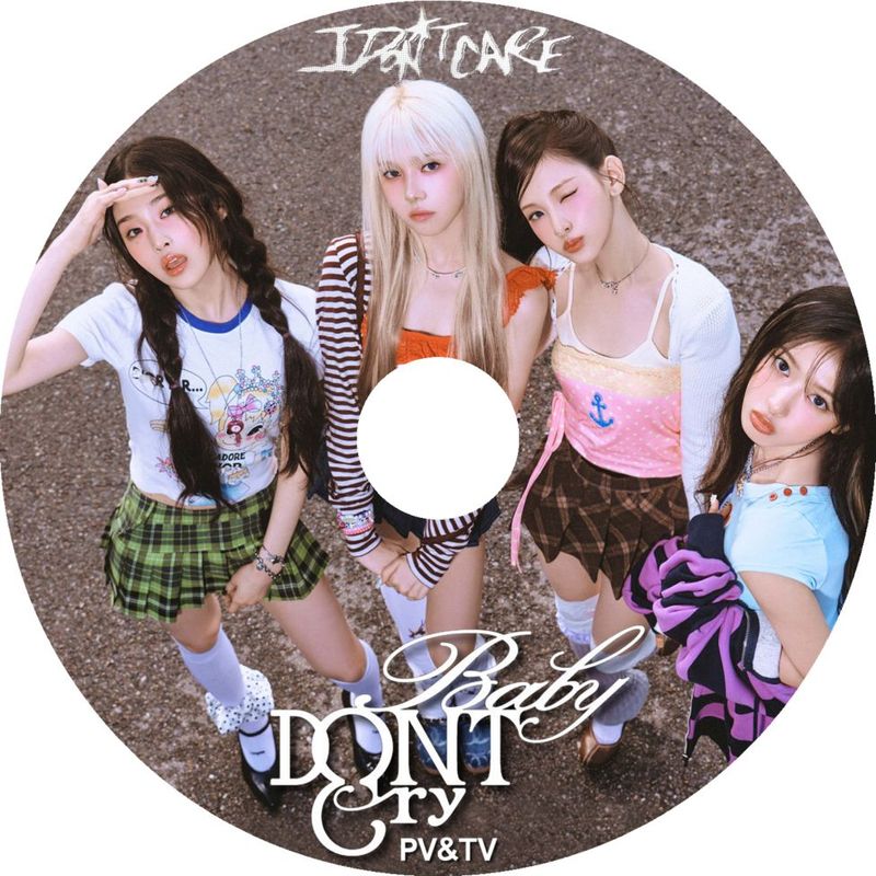 K-POP DVD Baby DONT Cry 2025 2nd PV/TV - I DONT CARE F Girl