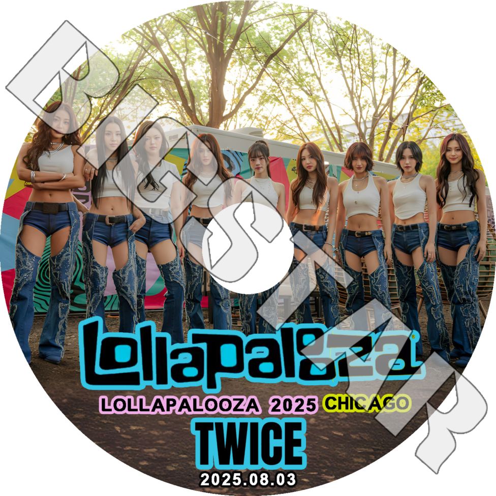 K-POP DVD TWICE 2025 Lollapalooza LIVE IN CHICAGO 2025.08.03