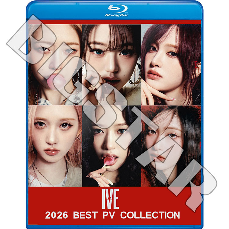 Blu-ray IVE 2026 BEST PV COLLECTION - BANG BANG XOXZ REBEL HEART Accendio HEYA Baddie I AM AFTER LIKE LOVE DIVE ELEVEN - ������ �֥롼�쥤