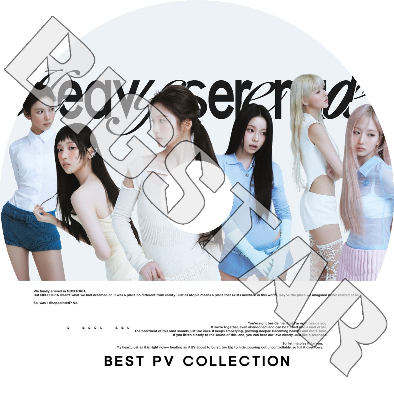 K-POP DVD NMIXX 2026 BEST PV - Crescendo SPINNIN' ON IT Blue