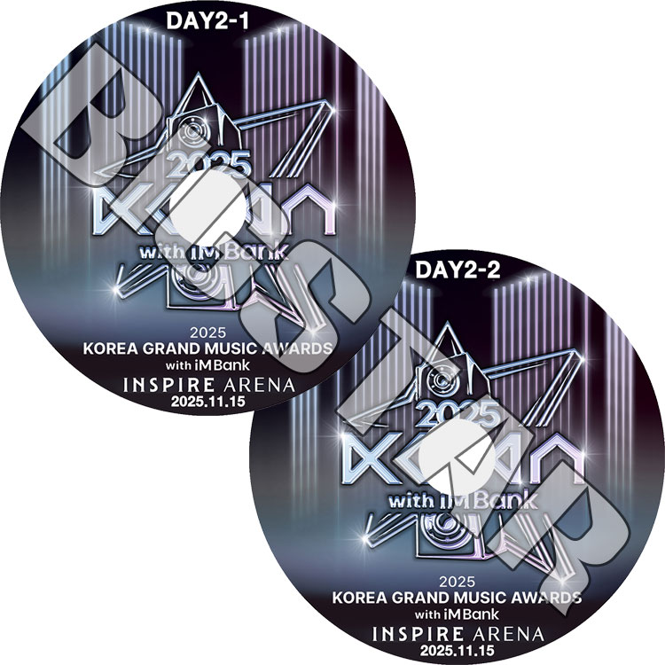 K-POP DVD 2025 KGMA AWARDS 2��Set 2025.11.15 KPOP DVD