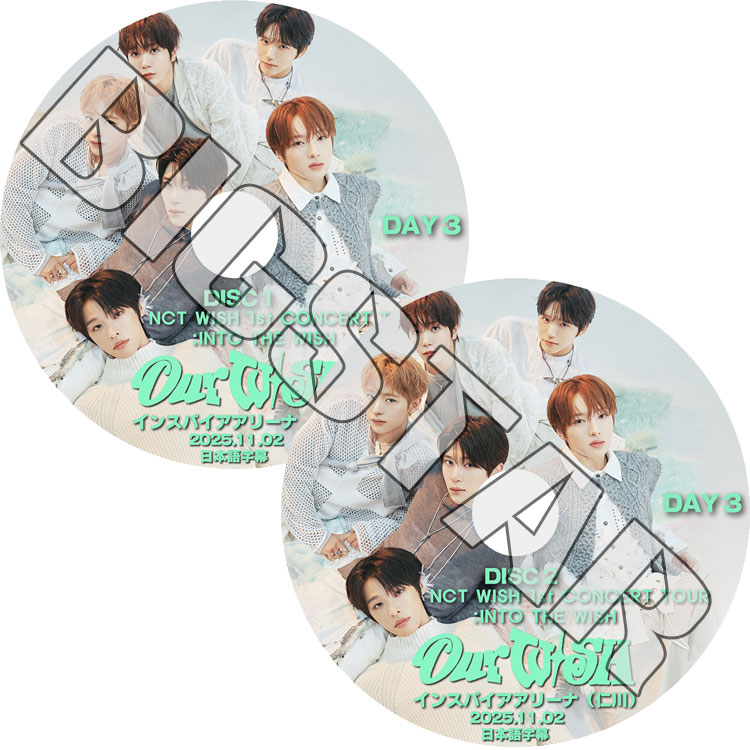 jyj 東方神起　EXO NCT   CD DVD K-POP DVD NCT WISH 1st CONCERT TOUR 'INTO THE WISH Our WISH' in