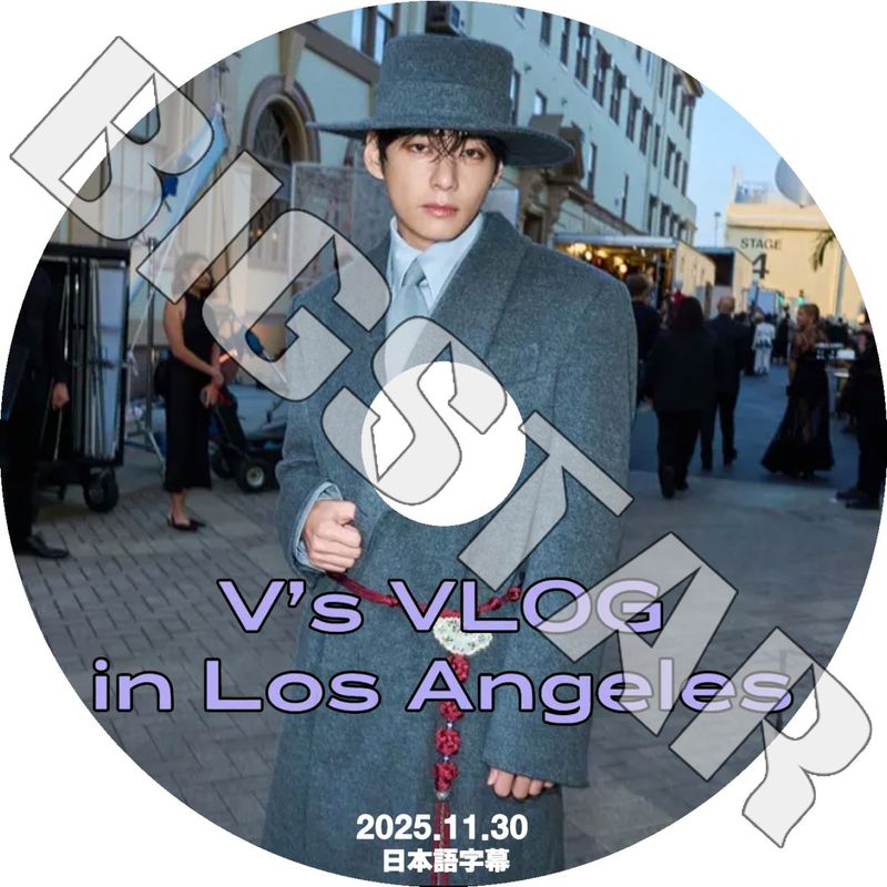 K-POP DVD �Х󥿥� �ƥҥ�� VLOG in LA 2025.11.30 ���ܸ���뤢�� �Х󥿥� �ƥҥ�� V BANGTAN KPOP DVD