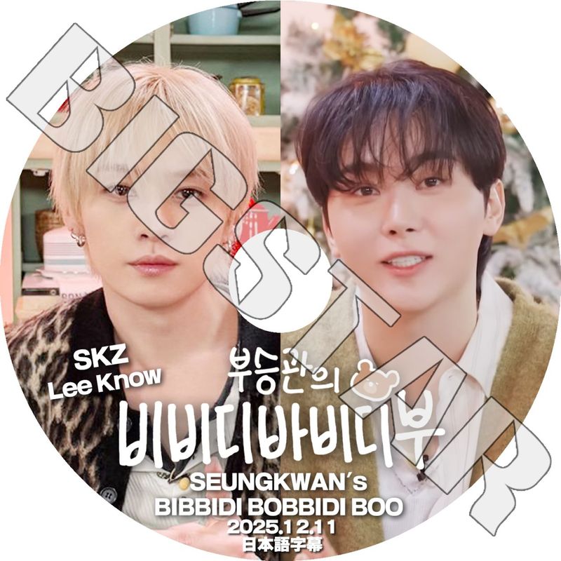 K-POP DVD SEVENTEEN SEUNGKWAN's BIBBIDI BOBBIDI BOO SKZ LEEKNOW�� 2025.12.11 ���ܸ���뤢�� Seventeen ���֥�ƥ����� ���֥� SEUNGKWAN ���󥰥��� KPOP DVD