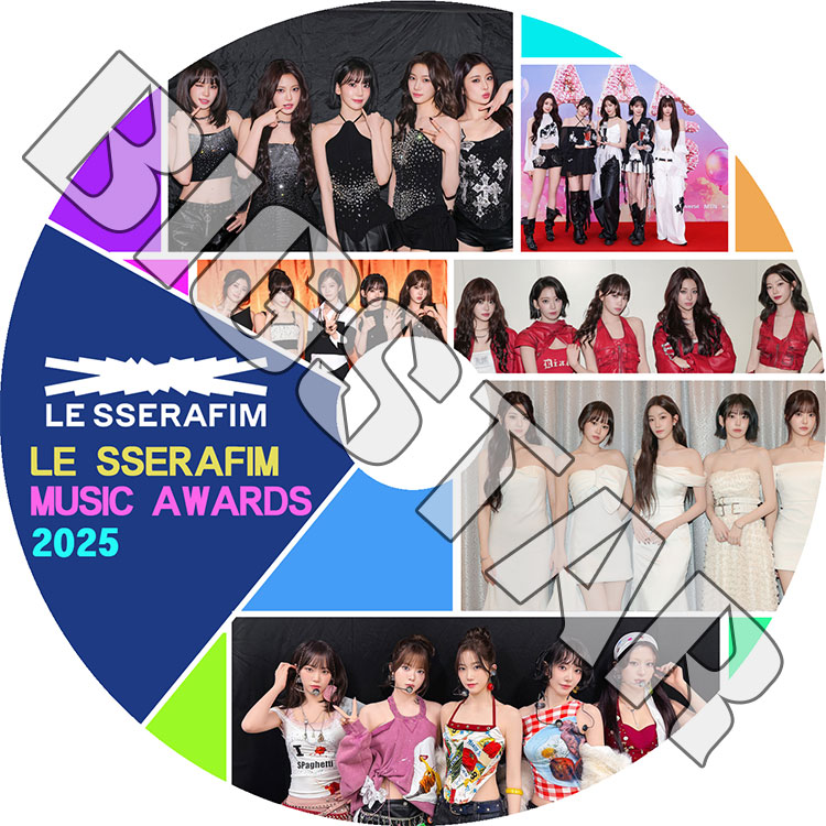 K-POP DVD LE SSERAFIM CUT 2025 MUSIC Awards �� ����ե��� ������ ���������� ��󥸥� ������ ������� IDOL KPOP DVD