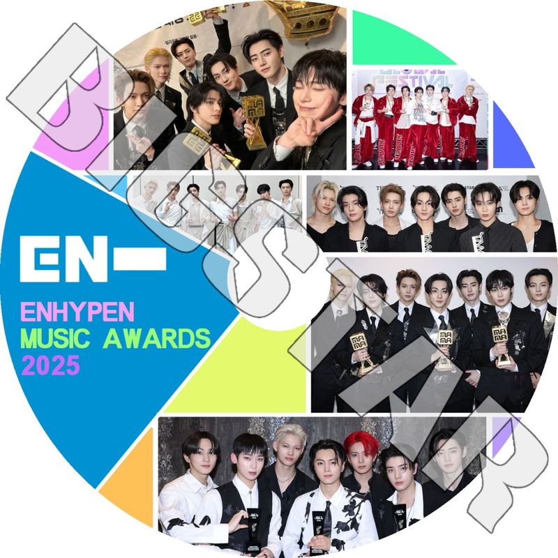 K-POP DVD EN-CUT 2025 MUSIC Awards ENHYPEN ����ϥ��ե� �ҥ��� ������ �������� ����ե� ���� ����󥦥��� �˥� �ڹ����� ENHYPEN KPOP DVD