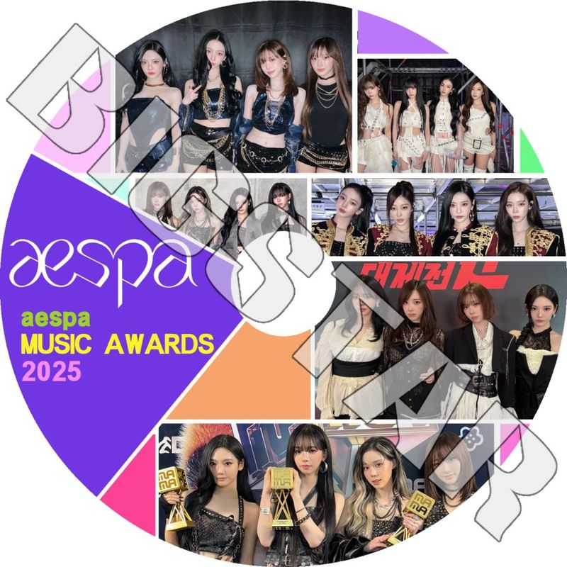 K-POP DVD aespa CUT 2025 MUSIC Awards aespa ������ ����� ������ �����󥿡� �˥�˥� KPOP DVD