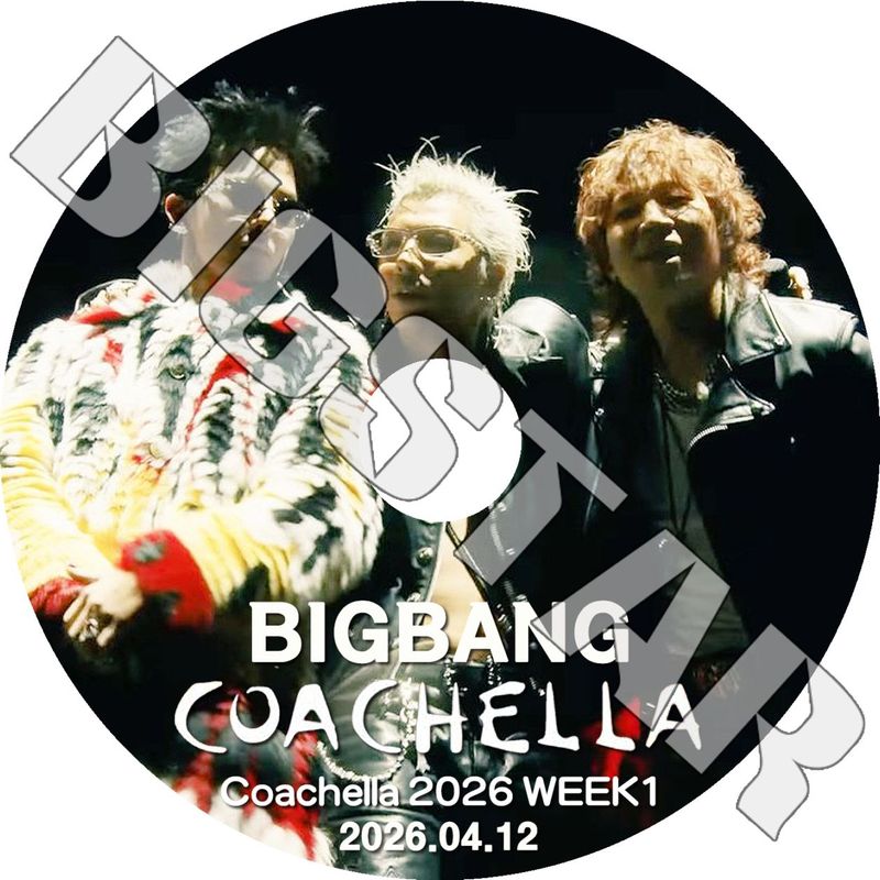 K-POP DVD BIGBANG COACHELLA 2026 WEEK1 2026.04.12 ビックバン D