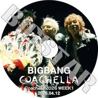 K-POP DVD BIGBANG COACHELLA 2026 WEEK1 2026.04.12 �ӥå��Х� D-LITE �ǥ��� G-DRAGON GD �����ɥ饴�� ����� SOL �ƥ�� KPOP DVD