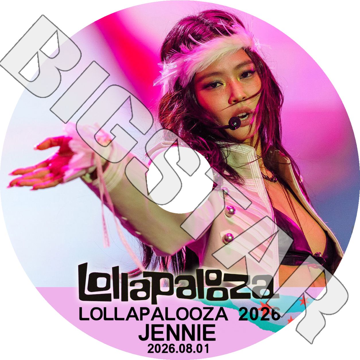 K-POP DVD BLACK PINK Lollapalooza LIVE JENNIE�� 2026.08.01 BLACKPINK �֥�å��ԥ� ������ JENNIE KPOP DVD