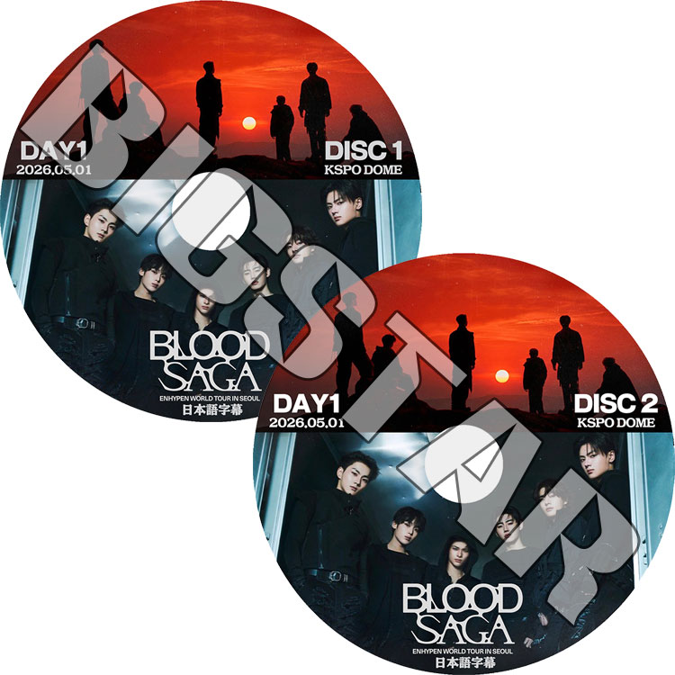 K-POP DVD ENHYPEN 2026 WORLD TOUR IN SEOUL BLOOD SAGA DAY1 2026.05