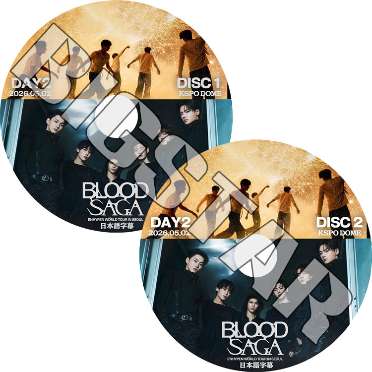K-POP DVD ENHYPEN 2026 WORLD TOUR IN SEOUL BLOOD SAGA DAY2 2026.05