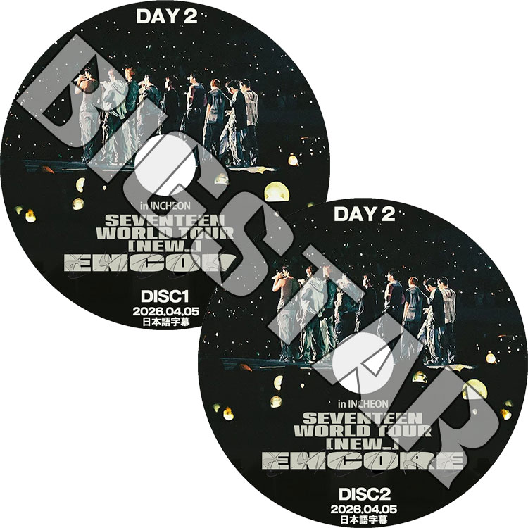 K-POP DVD SEVENTEEN 2026 WORLD TOUR NEW_ ENCORE in Incheon 2026.04