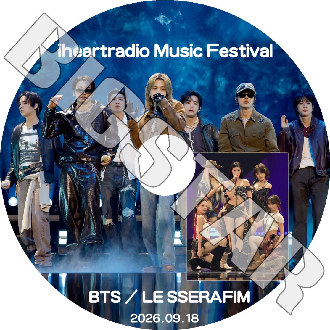 K-POP DVD �Х󥿥� iHEART RADIO 2026.09.18 �Х󥿥� BANGTAN LE SSERAFIM �� ����ե��� KPOP DVD