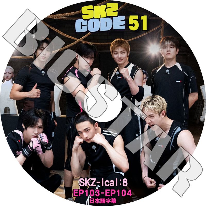 K-POP DVD STRAY KIDS SKZ CODE #51 EP103-EP104 ���ܸ���뤢�� Stray Kids ���ȥ쥤���å� �ڹ����� KPOP DVD
