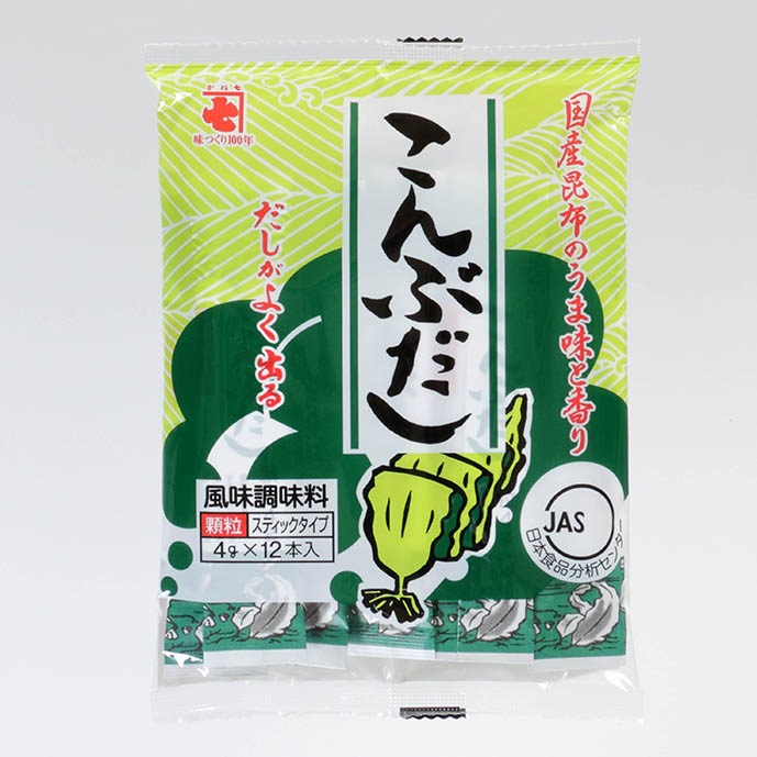 風味調味料 こんぶだし 4g 12本 だしの素 かね七オンラインショップ