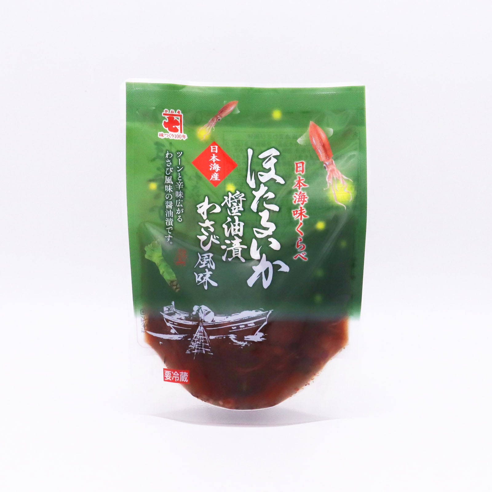 ほたるいか醤油漬わさび風味100ｇ(HW-P)