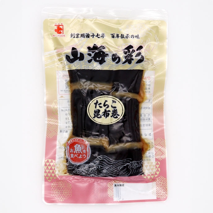 山海の彩 たら子昆布巻 2本